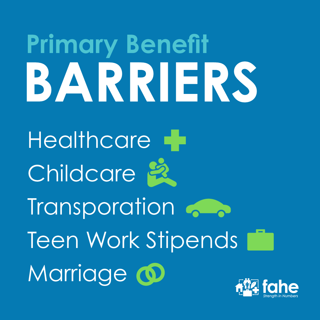 Primary benefit barriers graphic