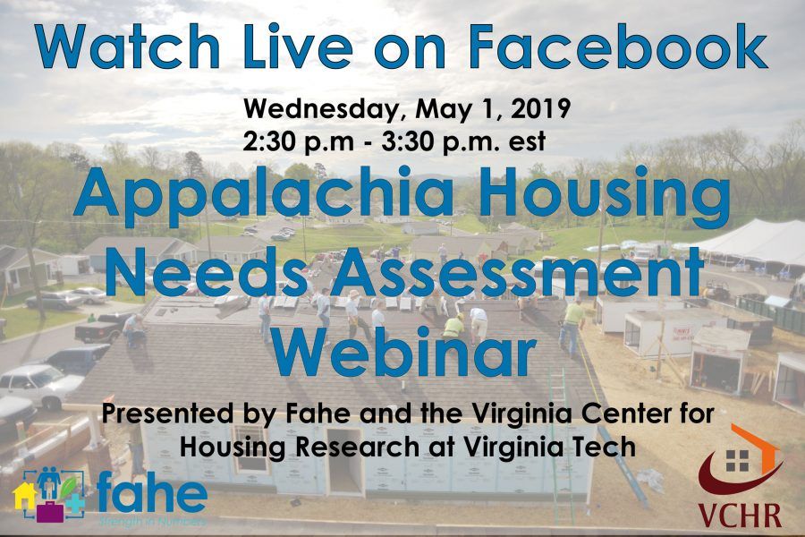 Appalachia Housing Needs Assessment Webinar